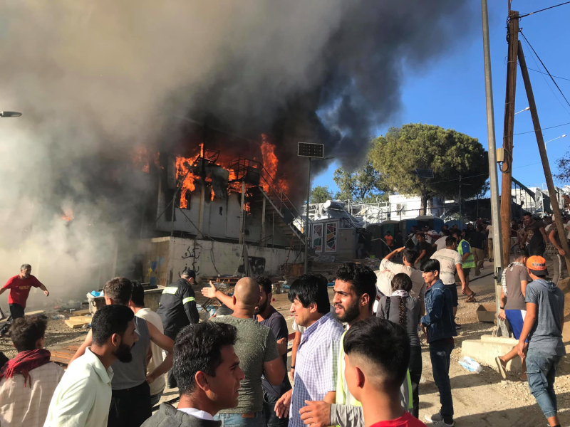 Τραγωδία με νεκρούς από την πυρκαγιά στη Μόρια