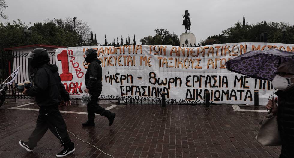 Φωτορεπορτάζ από την πορεία ντελίβερι και κούριερ στην Αθήνα
