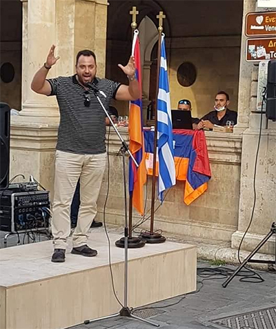 Ηράκλειο: Συγκέντρωση αλληλεγγύης στους Αρμένιους – Παρεισέφρησαν ακροδεξιοί