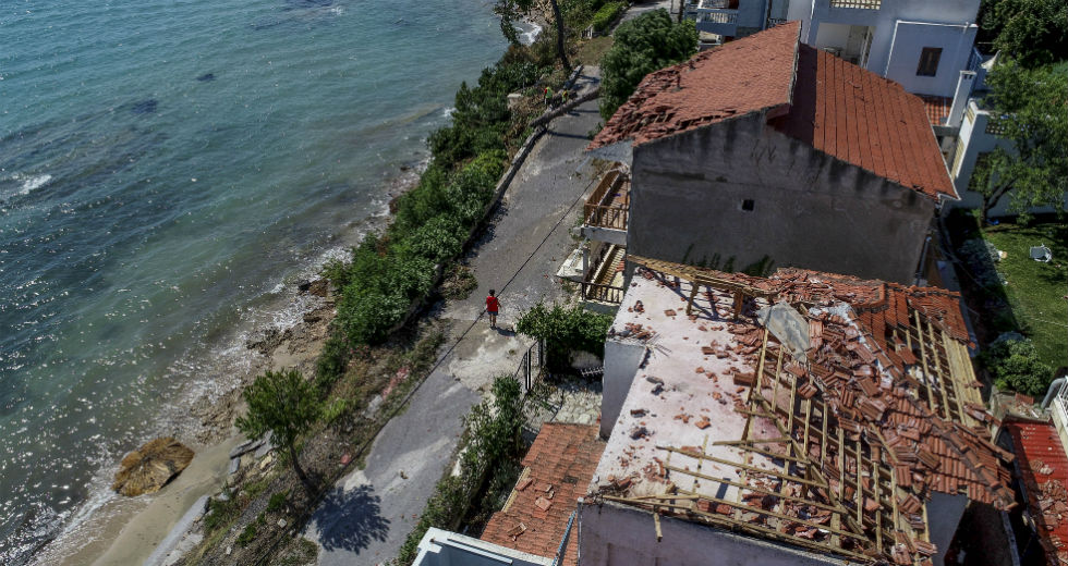 Το αποτύπωμα της καταστροφής στη Χαλκιδική