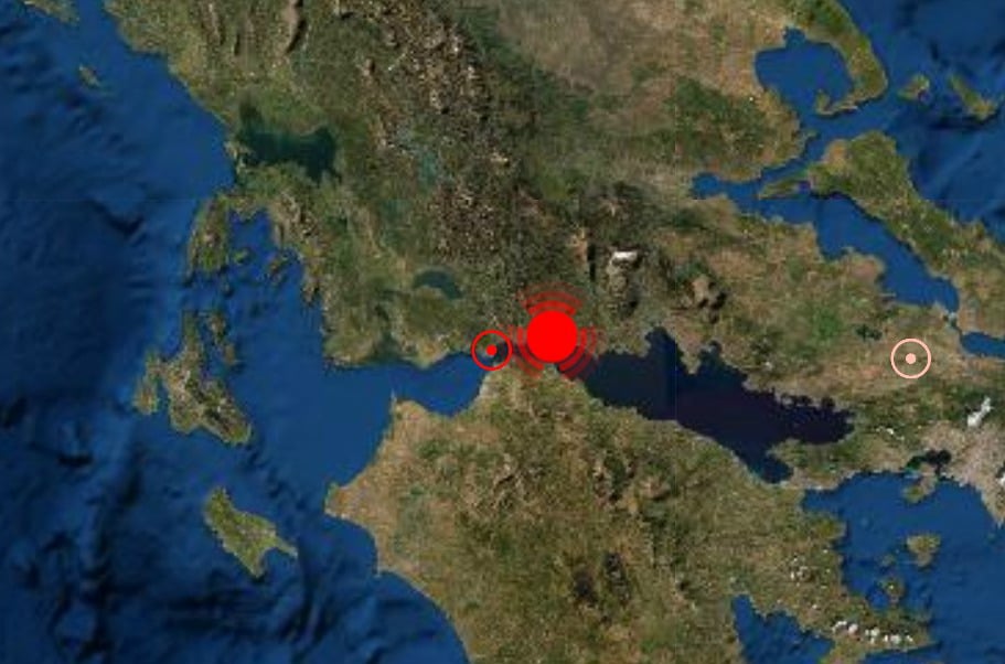 Σεισμός 4,5 Ρίχτερ κοντά στη Ναύπακτο