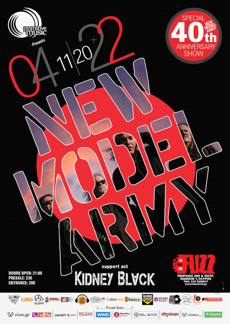 Επιστροφή των θρυλικών New Model Army για ένα σπουδαίο live