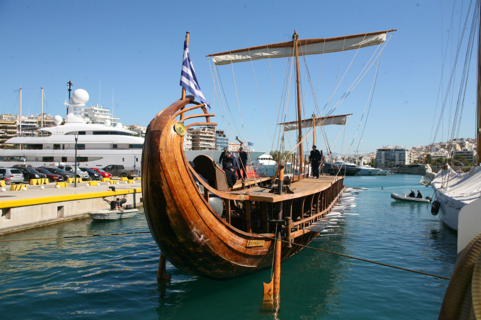 Ημέρες Θάλασσας με την τριήρη «Ολυμπιάς» στη Μαρίνα Ζέας