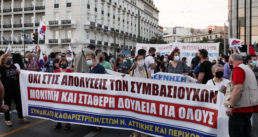 Ζήτησαν απόσυρση του νομοσχεδίου Χατζηδάκη και προστασία του 8ώρου