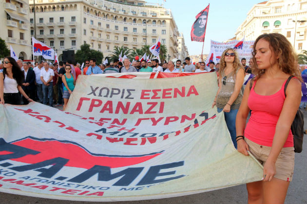 Μαζικές και ειρηνικές οι διαδηλώσεις στη Θεσσαλονίκη