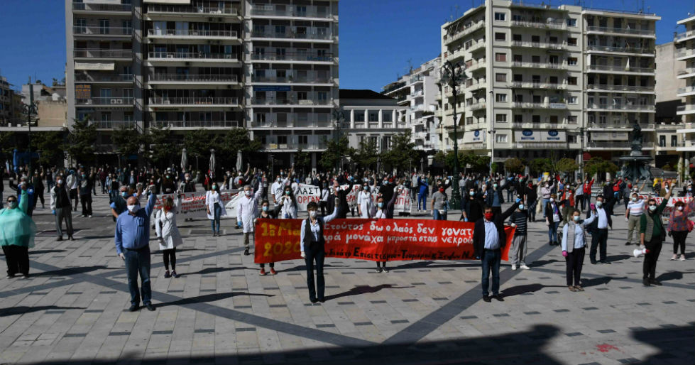 Φωτορεπορτάζ από τις διαδηλώσεις για την Πρωτομαγιά σε όλη την Ελλάδα