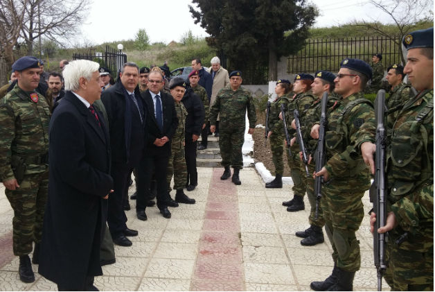 Στους ακρίτες ο ΠτΔ, μήνυμα φιλίας στην Τουρκία