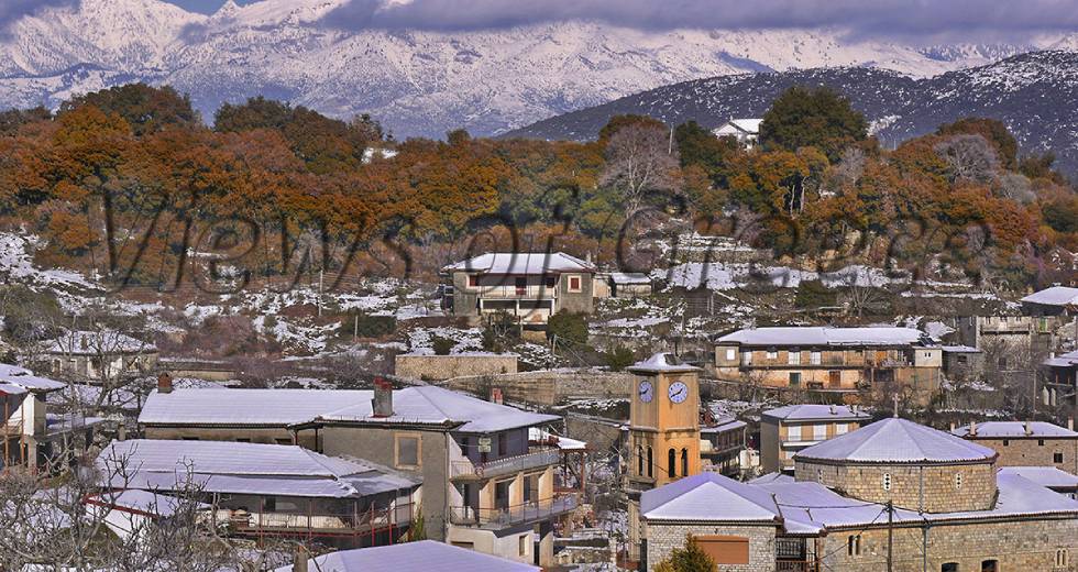 Εξόρμηση σε δέκα από τα ομορφότερα χιονισμένα χωριά της Πελοποννήσου