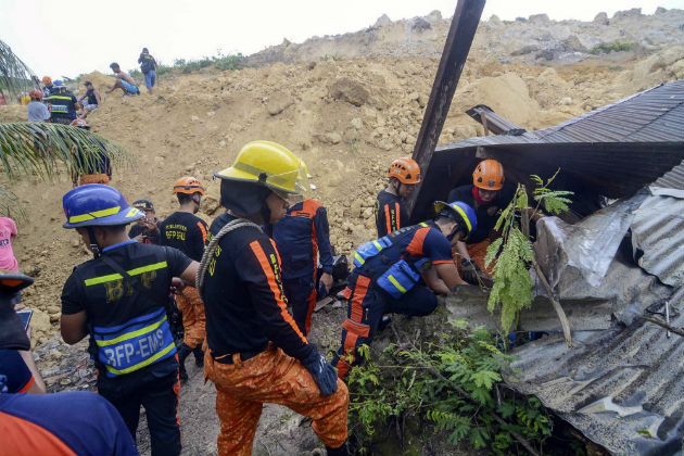 Δεκάδες αγνοούμενοι και νεκροί από κατολίσθηση στις Φιλιππίνες
