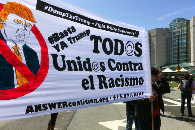 Επεισόδια και συλλήψεις σε διαδήλωση κατά του Τραμπ