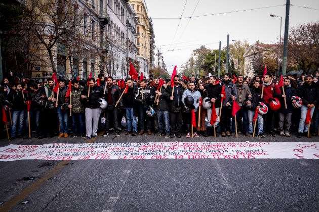 Ολοκληρώθηκαν οι πορείες για το Πολυτεχνείο