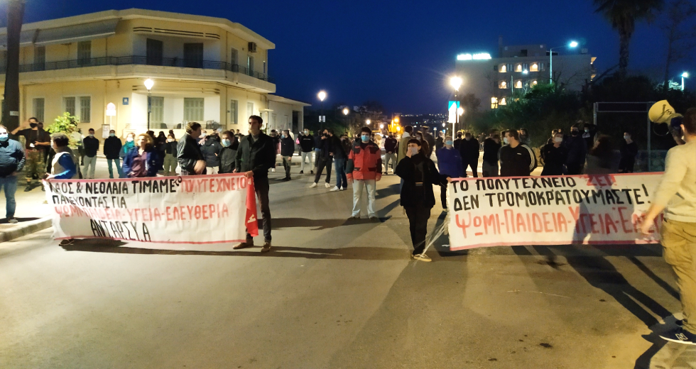 Δεκάδες προσαγωγές στο Ηράκλειο – Δακρυγόνα και συλλήψεις στο Ρέθυμνο
