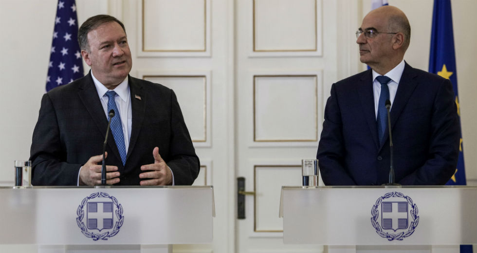 Δεύτερη μέρα της επίσκεψης Πομπέο στην Αθήνα