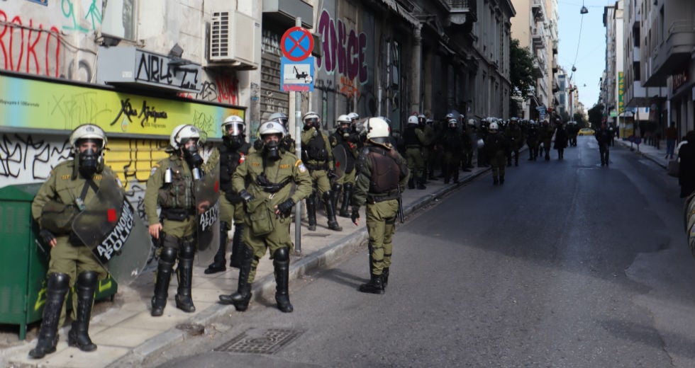 Δυναμική πορεία μαθητών στο κέντρο της Αθήνας