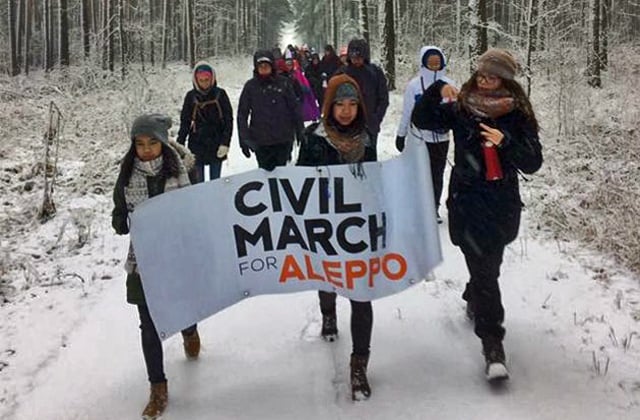 Από το Βερολίνο στο Χαλέπι μια πορεία δρόμος