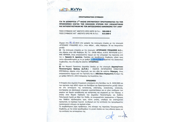 «ΚτΥπ Α.Ε.»: πανεπιστημιακές εργολαβίες για τα… δικά τους παιδιά