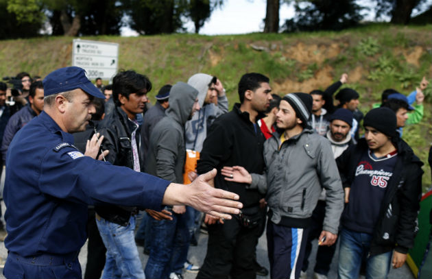 Ένταση στη σιδηροδρομική γραμμή στην Ειδομένη
