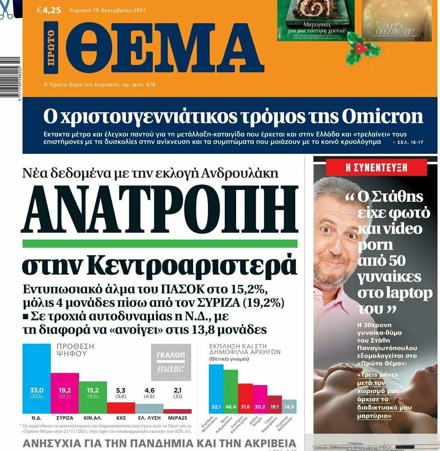 Πλησιάζει στην αυτοδυναμία ο Ανδρουλάκης