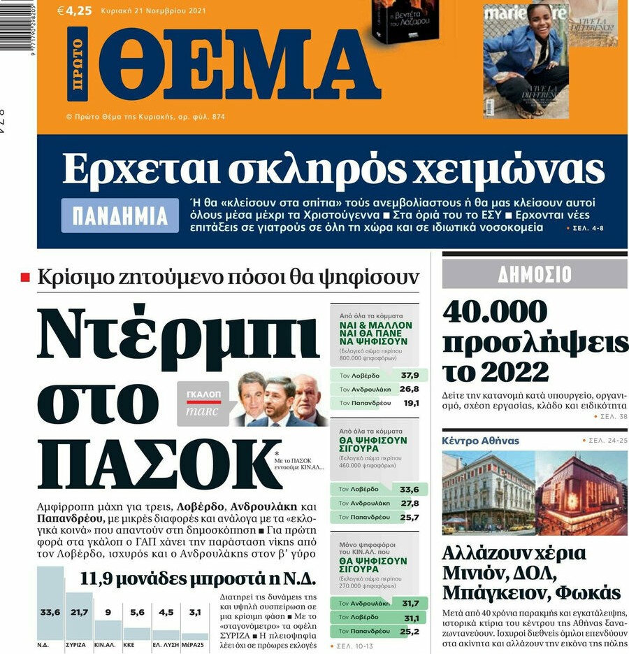 Πλησιάζει στην αυτοδυναμία ο Ανδρουλάκης