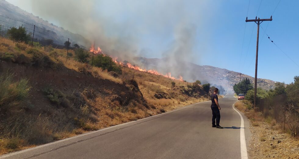 Καμένη γη και καταστροφές στο νότιο Ρέθυμνο