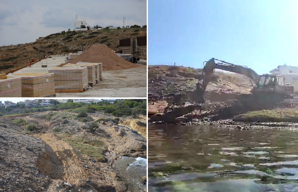 Στα δικαστήρια για διάνοιξη δρόμου στο Μπλε Λιμανάκι