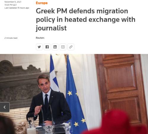 Πώς είδαν διεθνή Μέσα την οργή Μητσοτάκη κατά της Ολλανδής δημοσιογράφου