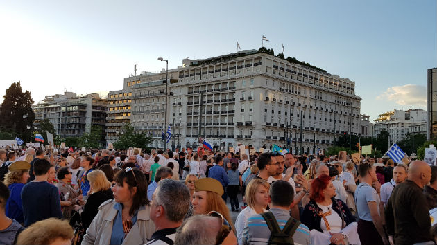 Τα 72 χρόνια από την «Ημέρα Νίκης» γιόρτασαν Ρώσοι στην Αθήνα
