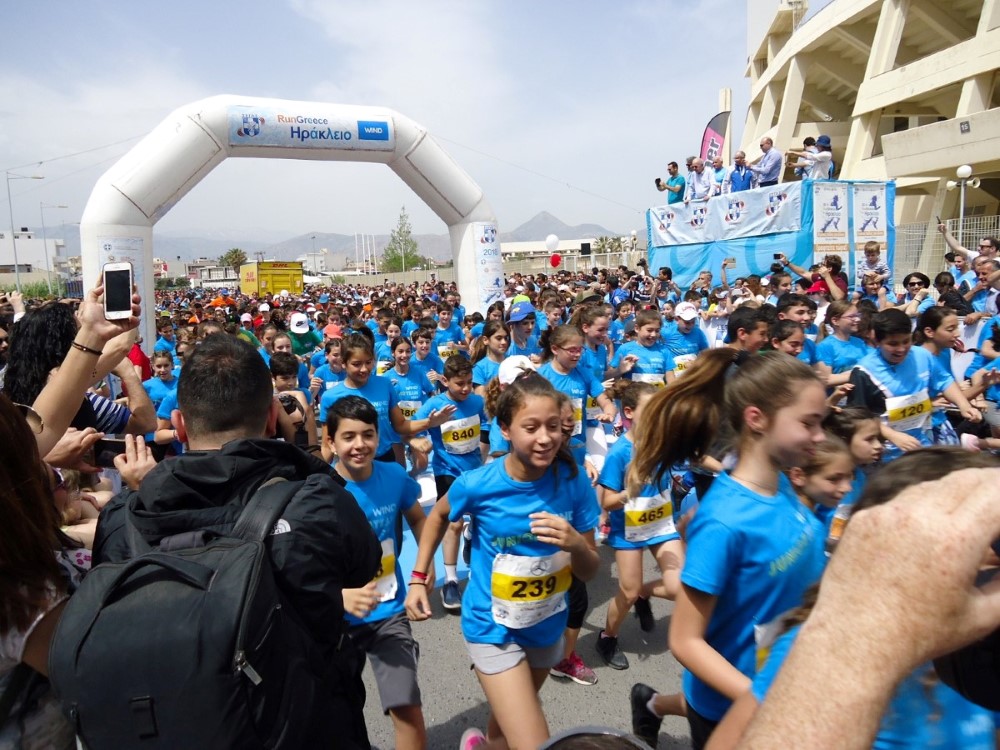 Χιλιάδες συμμετοχές στο «Run Greece-Ηράκλειο»