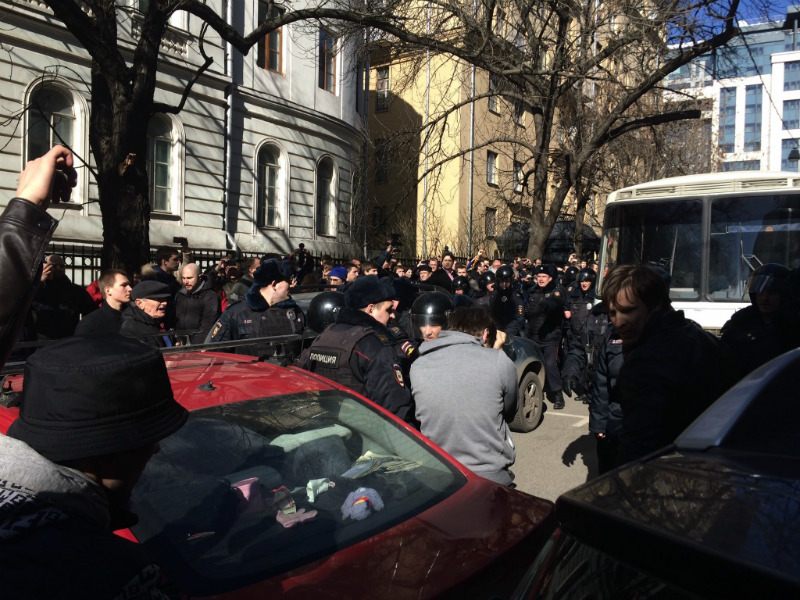 Μαζικές συλλήψεις σε διαδήλωση κατά του Πούτιν