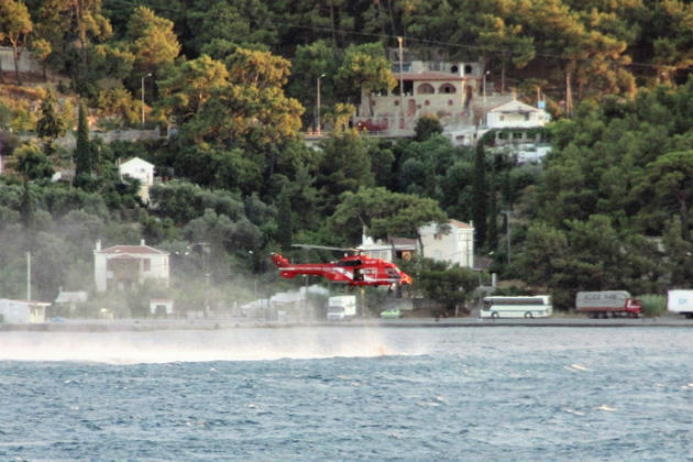 Σάμος: Μάχη με τις φλόγες στα δύο τα κύρια μέτωπα της φωτιάς