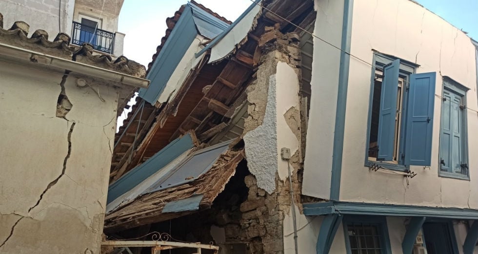 Μεγάλες καταστροφές στη Σάμο