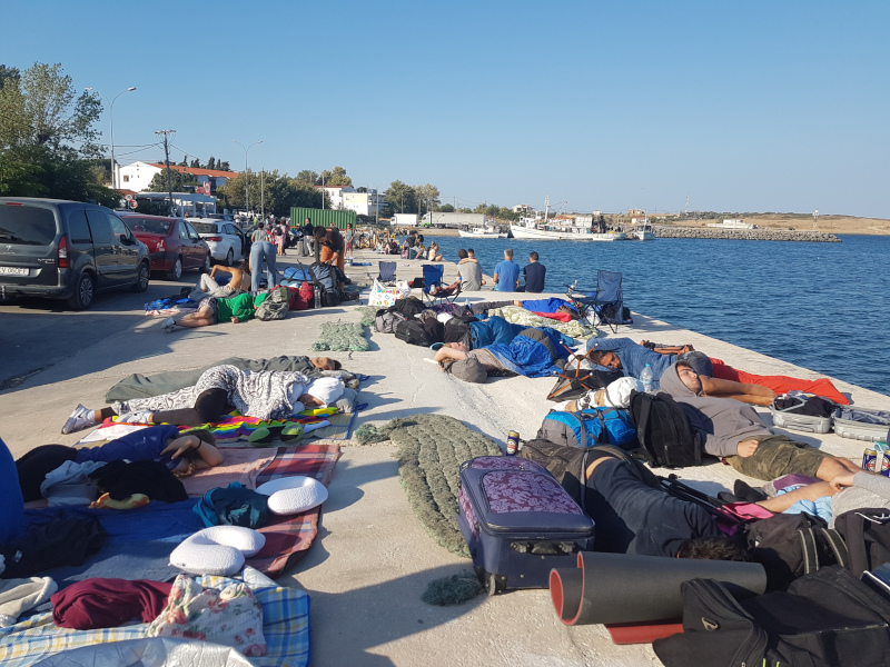 Γολγοθάς για τους ταξιδιώτες στο λιμάνι της Σαμοθράκης