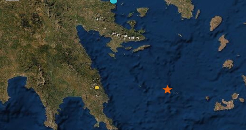 Σεισμός νότια της Ύδρας – Αισθητός στην Αττική