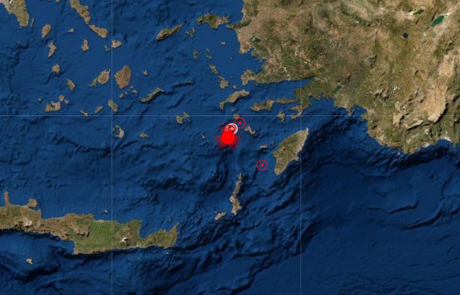 Σεισμός 4,2 Ρίχτερ κοντά στη Νίσυρο