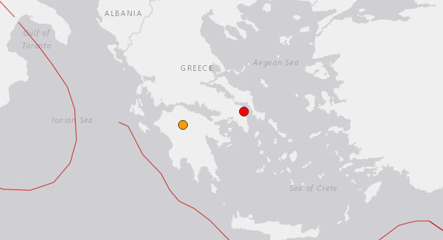 Δυνατός σεισμός, αισθητός στην Αθήνα