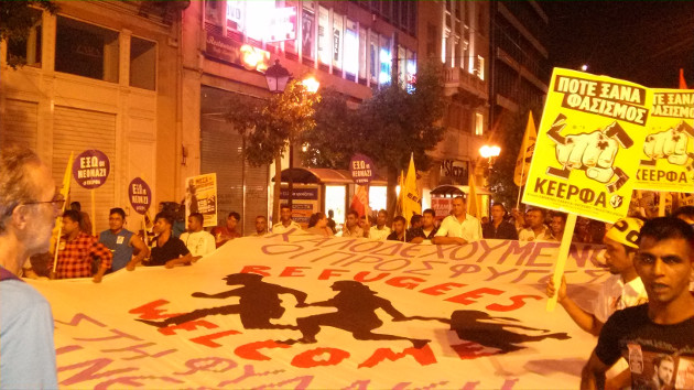 Παλμός και μαζική συμμετοχή στο συλλαλητήριο για τον Παύλο Φύσσα