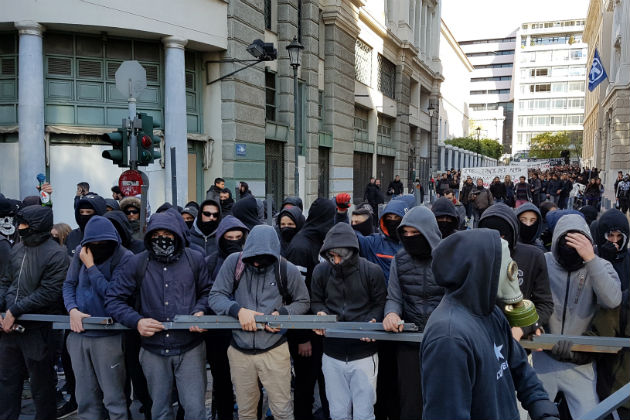 Ένταση στην Αθήνα, στην πορεία για τον Αλέξη