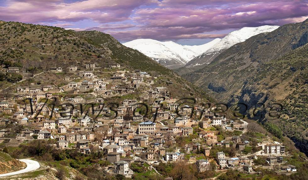 Συρράκο, Καλαρρύτες, μονή Κηπίνας, οι αετοφωλιές της Πίνδου