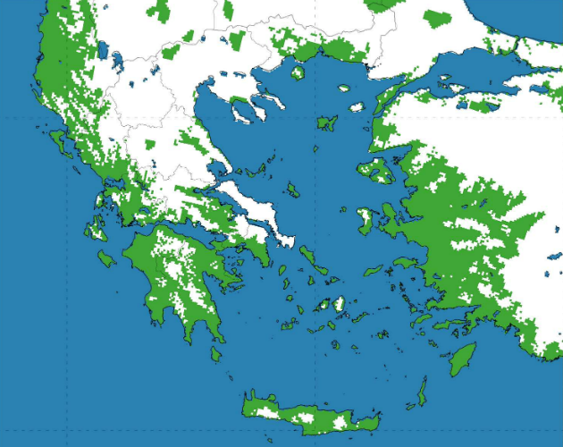 Τα πρόσφατα χιόνια κάλυψαν το 60% της Ελλάδας