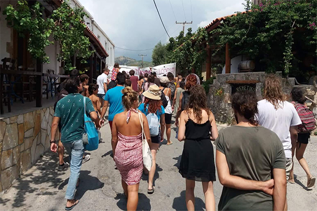 Ενταση στη Σούγια Χανίων για την ελεύθερη κατασκήνωση