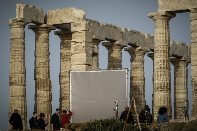 Ολοκληρώθηκαν τα γυρίσματα για τη «μικρή τυμπανίστρια» στο Σούνιο