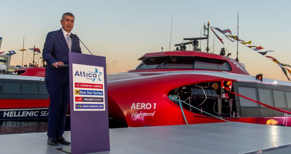 Τρία καινούργια Aero Highspeed εγκαινίασε η «Attica Group»