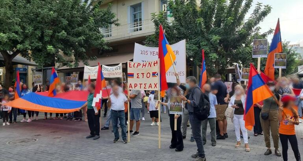 Ηράκλειο: Συγκέντρωση αλληλεγγύης στους Αρμένιους – Παρεισέφρησαν ακροδεξιοί