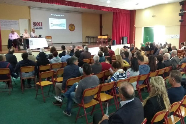 Καστέλλι: Το “οχι στο αεροδρόμιο” θα αποτυπωθεί στις εκλογές