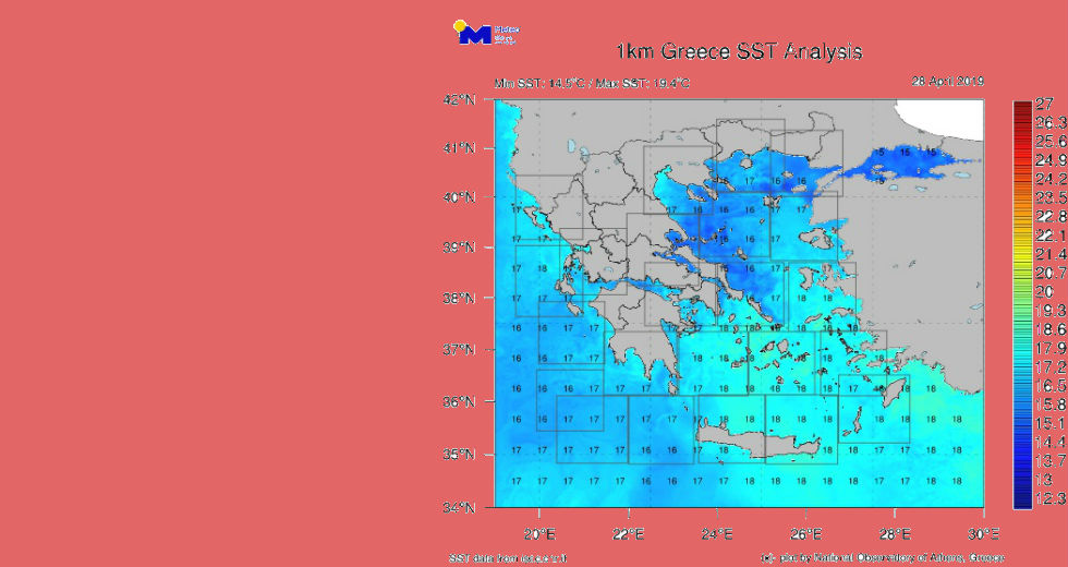 Στους 27 βαθμούς Κελσίου η μέγιστη θερμοκρασία