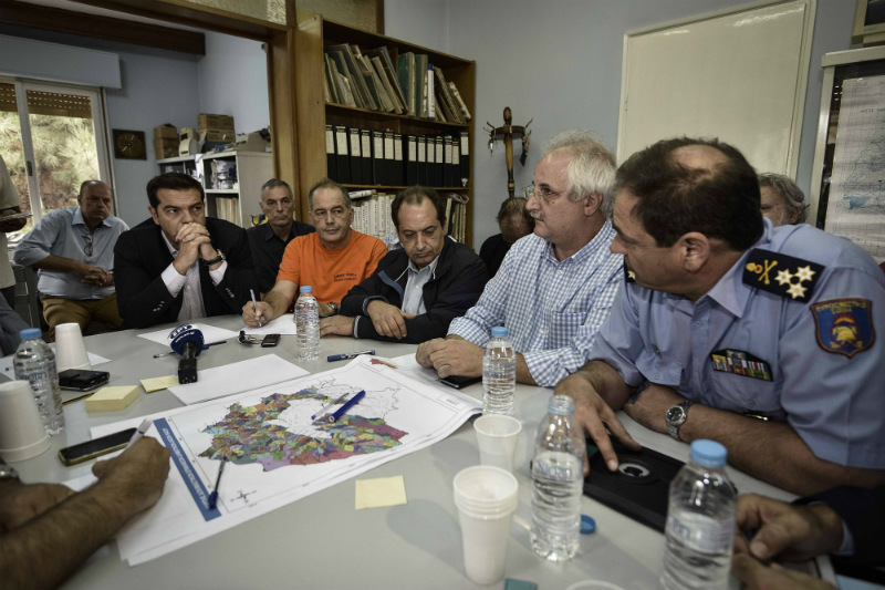 Μέτρα για τους πληγέντες στη Θάσο