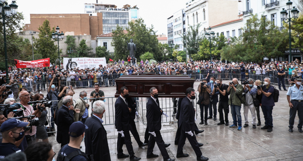 Ύστατο χαίρε στον μεγάλο Μίκη Θεοδωράκη