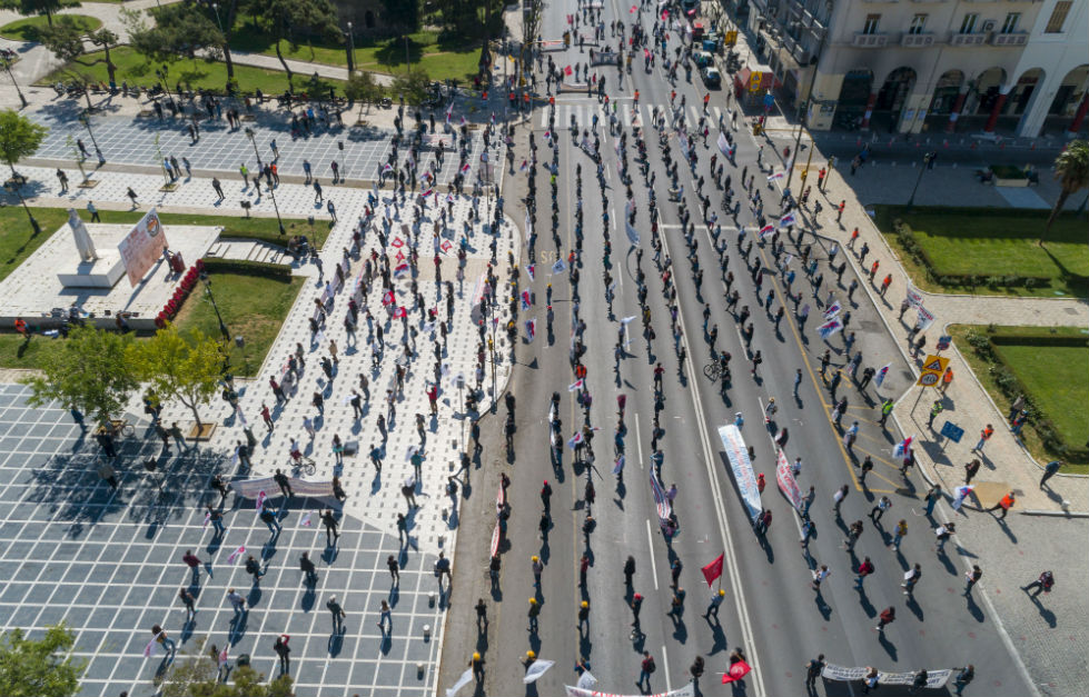 Φωτορεπορτάζ από τις διαδηλώσεις για την Πρωτομαγιά σε όλη την Ελλάδα