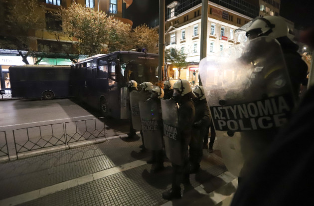 Ένταση στην πορεία εθνικιστών στη Θεσσαλονίκη