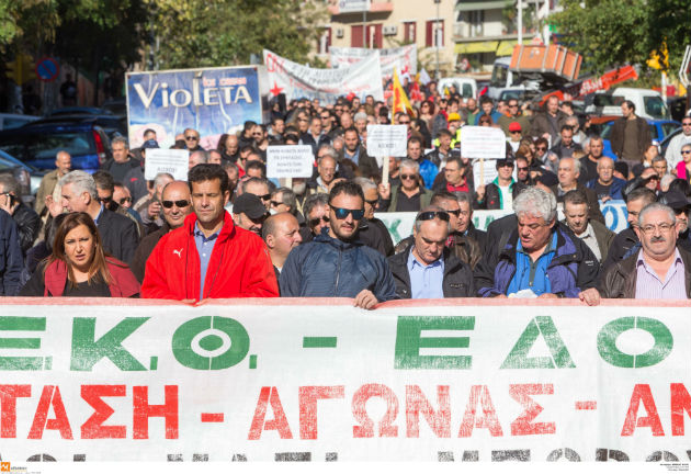 Βροντερό «όχι» σε ασφαλιστικό και πλειστηριασμούς